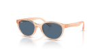 แว่นกันแดด Rayban RJ9080SF-717080 Transparent Orange Dark Blue Rayban RJ9080SF 717080 แว่นกันแดดเด็กสีส้มโปร่งใส
