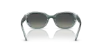 แว่นกันแดด Rayban RJ9081S-717511 Striped Green On Transparent Green Rayban RJ9081S-717511 ลายเส้นเขียว ขาแว่นด้านใน