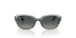 แว่นกันแดด Rayban RJ9081S-717511 Striped Green On Transparent Green Rayban RJ9081S-717511 ลายเส้นเขียว ด้านหน้า