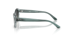 แว่นกันแดด Rayban RJ9081S-717511 Striped Green On Transparent Green แว่นกันแดด Rayban RJ9081S-717511 ลายเส้นเขียว มุมข้าง