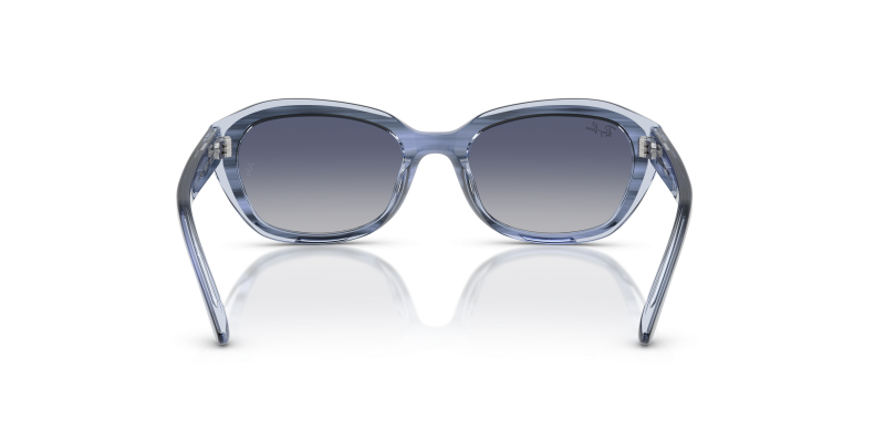 Rayban RJ9081S-71764L ฟ้าลายเส้น ขาแว่นด้านใน