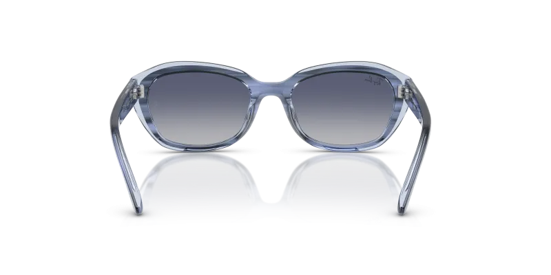 Rayban RJ9081S-71764L ฟ้าลายเส้น ขาแว่นด้านใน