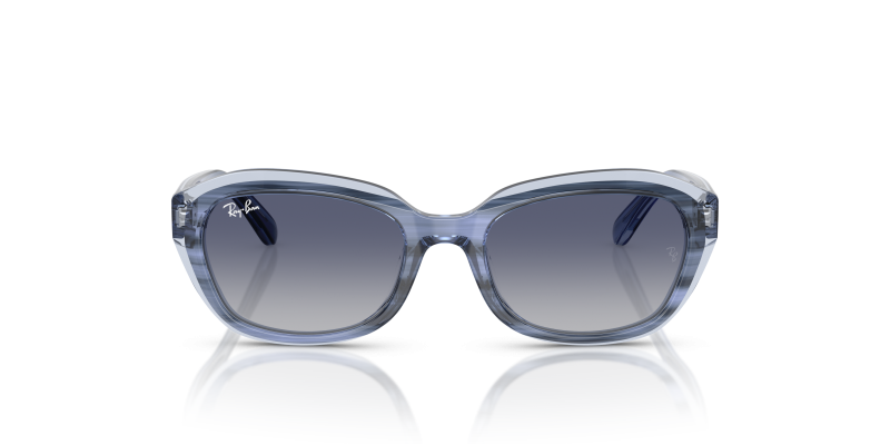 Rayban RJ9081S-71764L ฟ้าลายเส้น ด้านหน้า