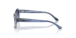 แว่นกันแดด Rayban RJ9081S-71764L Striped Blue On Transparent Blue แว่นกันแดด Rayban RJ9081S-71764L ฟ้าลายเส้น มุมข้าง