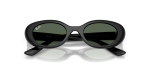 แว่นกันแดด Rayban RJ9141SF-100/71 Black Rayban RJ9141SF-100/71 ดำ close-up ด้านหน้า