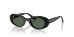 แว่นกันแดด Rayban RJ9141SF-100/71 Black Rayban RJ9141SF-100/71 ดำ แว่นกันแดดเด็กทรงวงรี