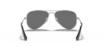 แว่นกันแดดเด็ก Rayban Junior Aviator RJ9506S-212/6G Silver Rayban Junior Aviator RJ9506S 212 6G ขาแว่นด้านใน