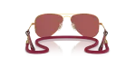 แว่นกันแดดเด็ก Rayban Junior Aviator RJ9506S-223/B5 Arista Red Mirror Rayban Junior Aviator RJ9506S 223/B5 ขาแว่นด้านใน