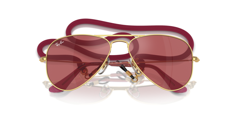 Rayban Junior Aviator RJ9506S 223/B5 close-up ด้านหน้า