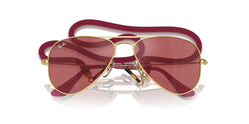 Rayban Junior Aviator RJ9506S 223/B5 close-up ด้านหน้า