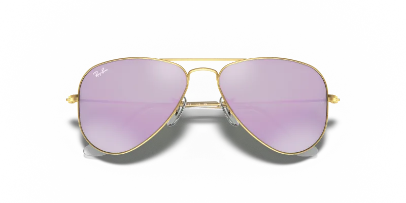 Rayban Junior Aviator RJ9506S-249/4V ทองด้าน close-up ด้านหน้า