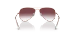 แว่นกันแดดเด็ก Rayban Junior Aviator RJ9506S-291/8H Rose Gold Clear Purple Rayban Junior Aviator RJ9506S 291/8H ขาแว่นด้านใน