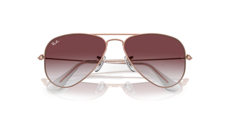 Rayban Junior Aviator RJ9506S 291/8H close-up ด้านหน้า
