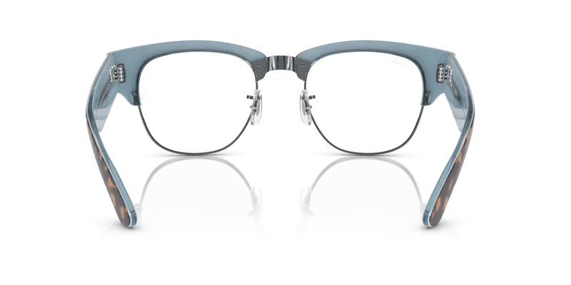 Rayban Mega Clubmaster RX0316V 5883 ขาแว่นด้านในฮาวานาฟ้าอ่อน