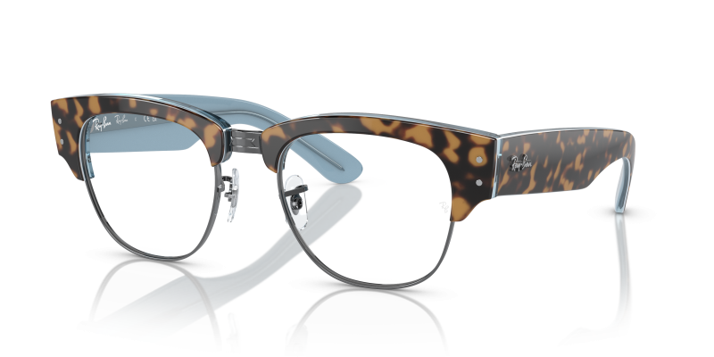 Rayban Mega Clubmaster RX0316V 5883 ฮาวานาบนน้ำเงินกันเมทัล