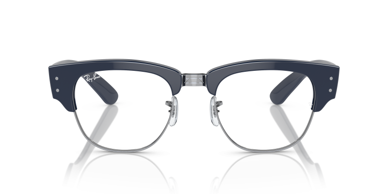 Rayban Mega Clubmaster RX0316V-8231 น้ำเงินตัดเงิน ด้านหน้า
