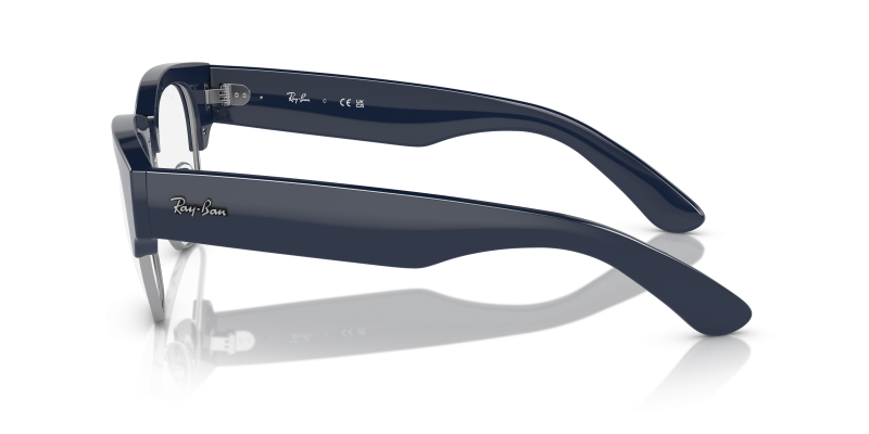 แว่นสายตา Rayban Mega Clubmaster RX0316V-8231 น้ำเงินตัดเงิน มุมข้าง