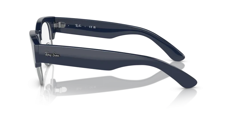 แว่นสายตา Rayban Mega Clubmaster RX0316V-8231 น้ำเงินตัดเงิน มุมข้าง