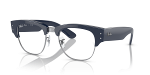 Rayban Mega Clubmaster RX0316V-8231 น้ำเงินตัดเงิน แว่นสายตาทรงสี่เหลี่ยมจัตุรัส