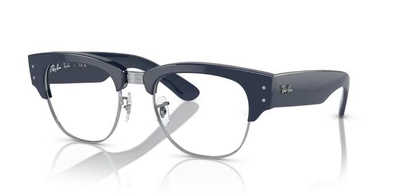 กรอบแว่นสายตา Rayban Mega Clubmaster RX0316V-8231 Blue On Silver Rayban Mega Clubmaster RX0316V-8231 น้ำเงินตัดเงิน แว่นสายตาทรงสี่เหลี่ยมจัตุรัส