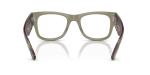 Rayban Mega Wayfarer RX0840V-8297 เขียวโปร่งใส ขาแว่นด้านใน