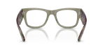 Rayban Mega Wayfarer RX0840V-8297 เขียวโปร่งใส ขาแว่นด้านใน