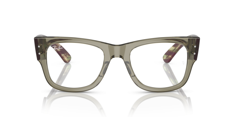 Rayban Mega Wayfarer RX0840V-8297 เขียวโปร่งใส ด้านหน้า