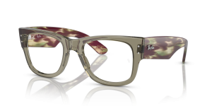 Rayban Mega Wayfarer RX0840V-8297 เขียวโปร่งใส แว่นสายตาทรงสี่เหลี่ยม