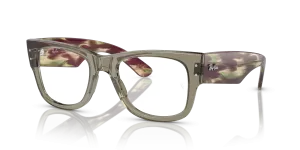 Rayban Mega Wayfarer RX0840V-8297 เขียวโปร่งใส แว่นสายตาทรงสี่เหลี่ยม