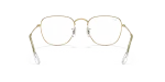 กรอบแว่นสายตา Rayban Frank RX3857V-3086 Legend Gold Rayban Frank RX3857V 3086 ขาแว่นด้านใน