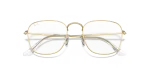 กรอบแว่นสายตา Rayban Frank RX3857V-3086 Legend Gold Rayban Frank RX3857V 3086 close-up ด้านหน้า