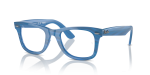 กรอบแว่นสายตา Rayban Wayfarer Ease RX4340V-8384 Photo Striped Blue Rayban Wayfarer Ease RX4340V-8384 ลายเส้นภาพถ่ายสีฟ้า แว่นสายตาทรงสี่เหลี่ยมจัตุรัส