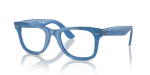 กรอบแว่นสายตา Rayban Wayfarer Ease RX4340V-8384 Photo Striped Blue Rayban Wayfarer Ease RX4340V-8384 ลายเส้นภาพถ่ายสีฟ้า แว่นสายตาทรงสี่เหลี่ยมจัตุรัส