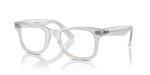 Rayban Wayfarer RX5121F 8382 กรอบแว่นสายตาลายภาพพิมพ์ฟ้าอ่อน