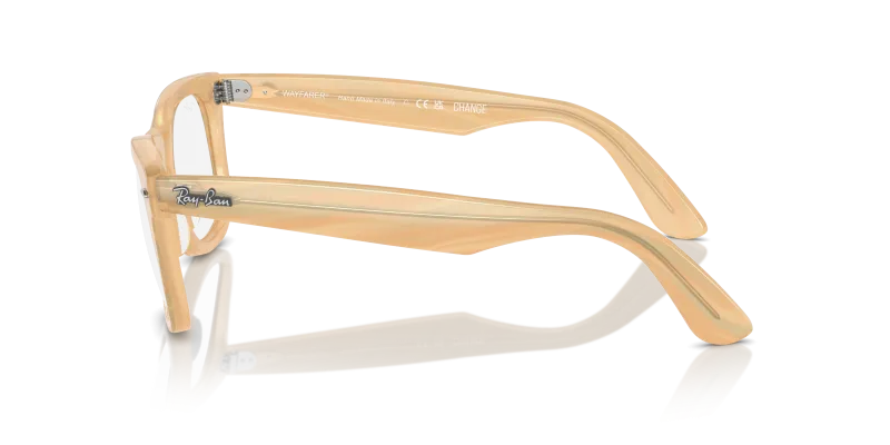 แว่นสายตา Rayban WAYFARER RX5121F-8383 น้ำตาลลายเส้น มุมข้าง