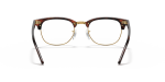 กรอบแว่นสายตา Rayban Clubmaster RX5154-8058 Mock Tortoise Rayban Clubmaster RX5154 8058 แป้นจมูกปรับได้