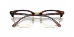 กรอบแว่นสายตา Rayban Clubmaster RX5154-8058 Mock Tortoise Rayban Clubmaster RX5154 8058 close-up ด้านหน้า