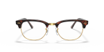 กรอบแว่นสายตา Rayban Clubmaster RX5154-8058 Mock Tortoise Rayban Clubmaster RX5154 8058 ด้านหน้า