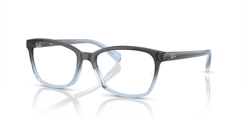 Rayban RX5362 8309 กรอบฟ้าและฟ้าอ่อน เลนส์ใส