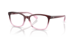 กรอบแว่นสายตา Rayban RX5362-8311 Red Gradient Pink Rayban RX5362 8311 กรอบแว่นสายตาทรงผีเสื้อแดงชมพู