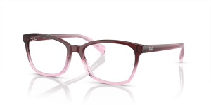 Rayban RX5362 8311 กรอบแว่นสายตาทรงผีเสื้อแดงชมพู