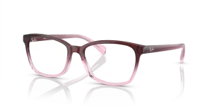 Rayban RX5362 8311 กรอบแว่นสายตาทรงผีเสื้อแดงชมพู