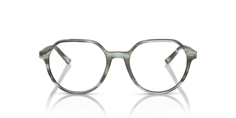 Rayban Thalia RX5395-8356 ลายทางเขียว ด้านหน้า