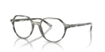 Rayban Thalia RX5395-8356 ลายทางเขียว แว่นสายตาทรงกลม
