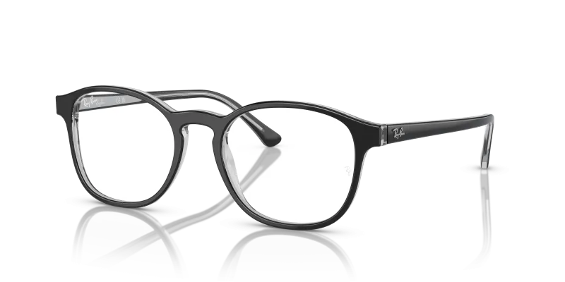 กรอบแว่นสายตา Rayban RX5417F-8367 Dark Grey On Transparent Grey Rayban RX5417F 8367 เทาเข้มบนเทาโปร่งใส