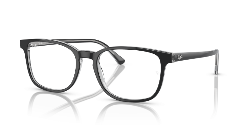 Rayban RX5418F-8367 เทาเข้ม แว่นสายตาทรงหมอน