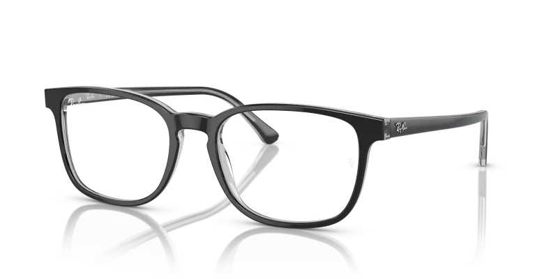 Rayban RX5418F-8367 เทาเข้ม แว่นสายตาทรงหมอน