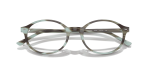กรอบแว่นสายตา Rayban GERMAN RX5429-8356 Striped Green Rayban RX5429 8356 close-up ด้านหน้า