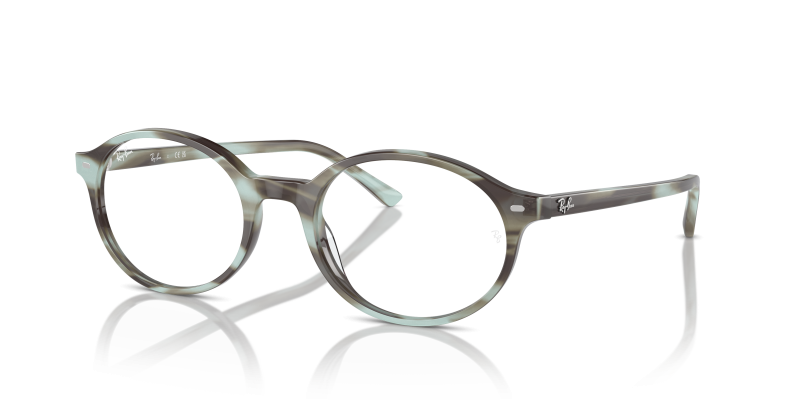 กรอบแว่นสายตา Rayban GERMAN RX5429-8356 Striped Green Rayban RX5429 GERMAN Striped Green
