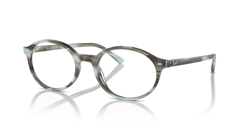 กรอบแว่นสายตา Rayban GERMAN RX5429-8356 Striped Green Rayban RX5429 GERMAN Striped Green